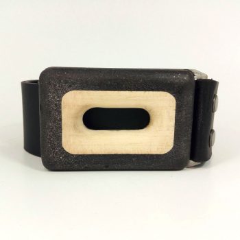 Dámský / Pánský páseks přezkou široký 4 cm, černý