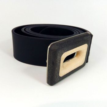 Dámský / Pánský páseks přezkou široký 4 cm, černý