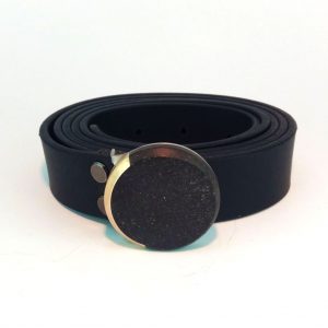 Dámský opasek šíře 3 cm s kruhovou přezkou